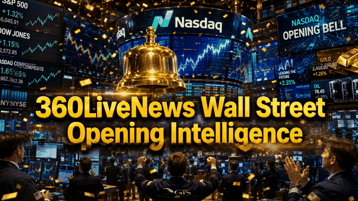 Wall Street Opens Mixed as Energy, Gold and Banks Outperform While Chips, Crypto and Small Caps Slide