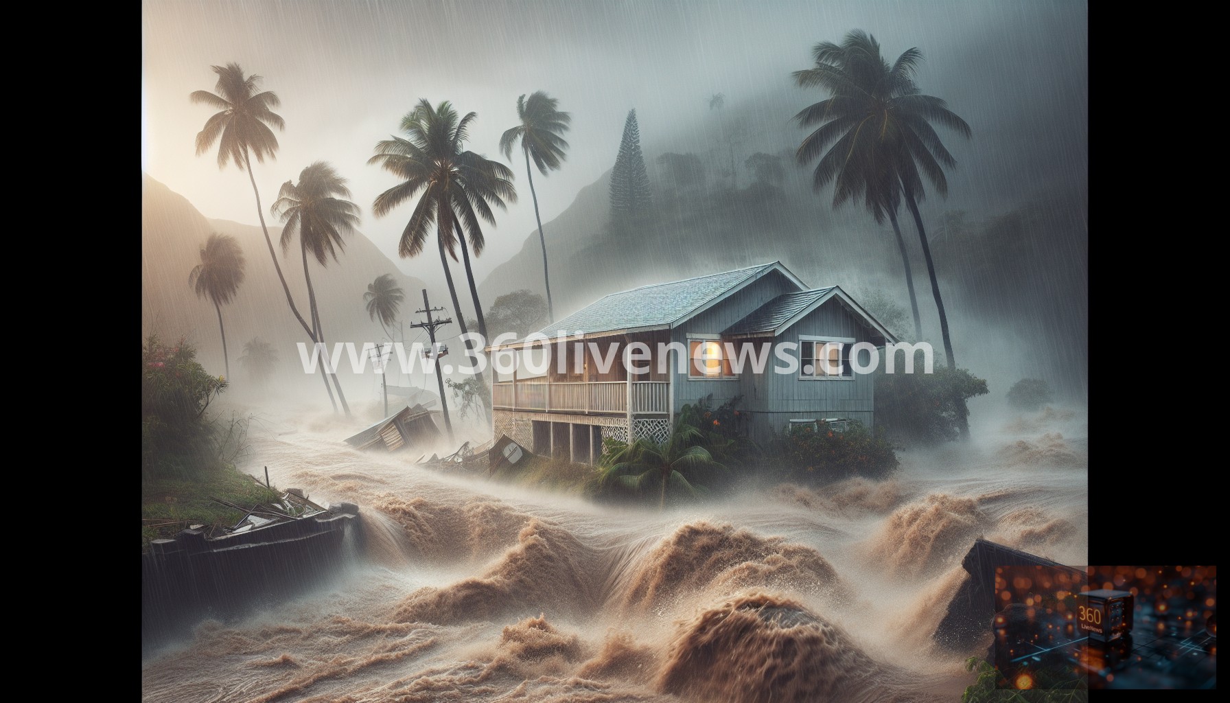 Hawaii faces severe flooding, blizzard conditions, and landslides following powerful storm across multiple islands