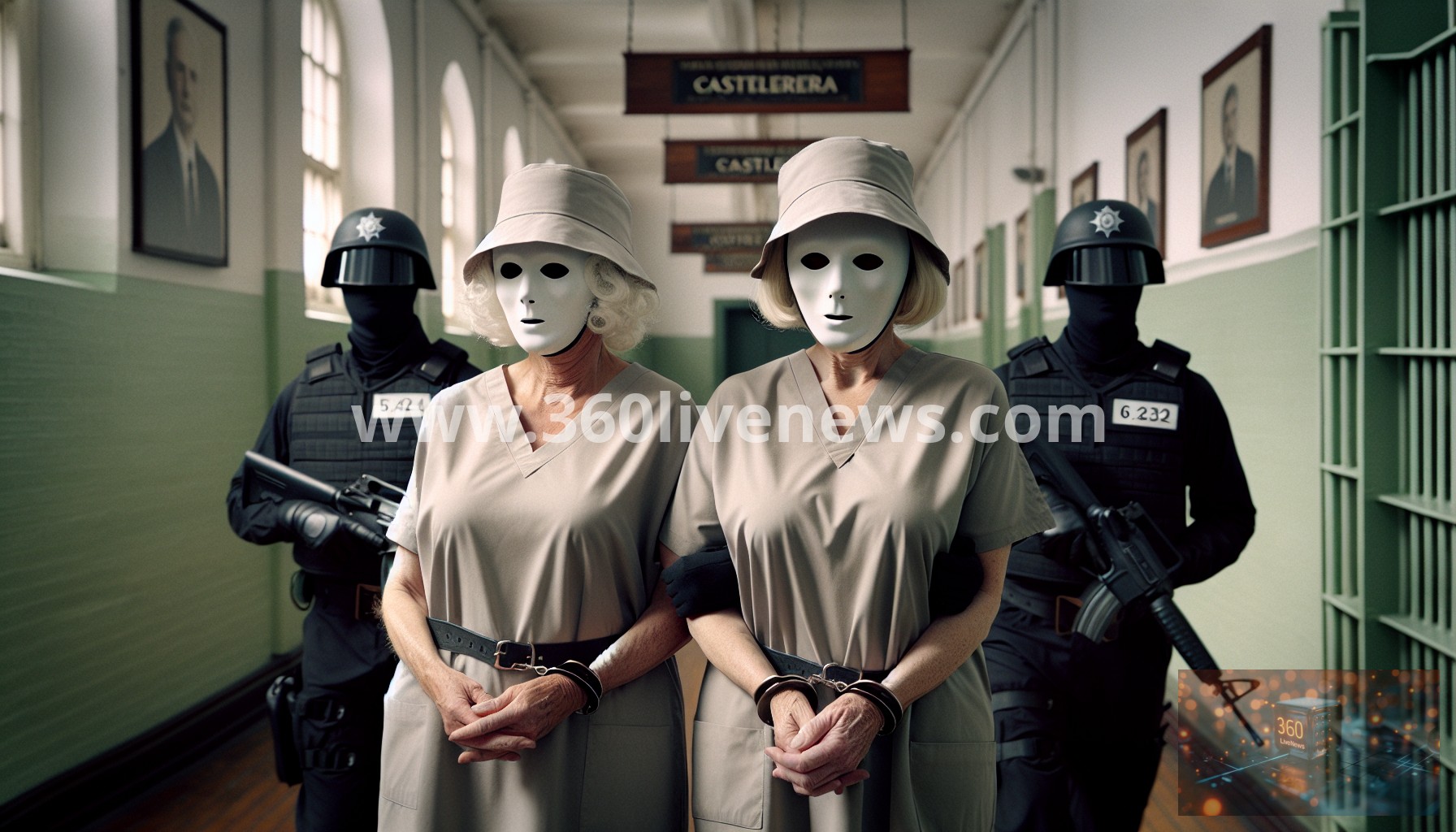 Martina and Ammi Burke arrested for contempt of court at Castlerea Prison while attempting to visit Enoch Burke