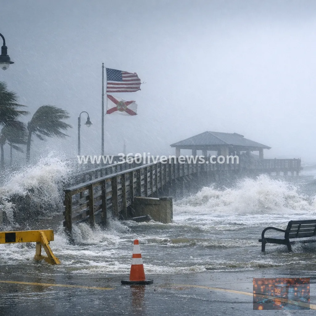 Hurricane Isaias weakens after Florida landfall as storm surge warnings remain