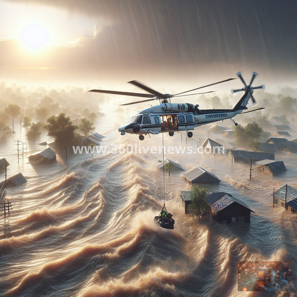 Emergency services conduct helicopter rescues in Katherine amid severe flooding and crocodile threats