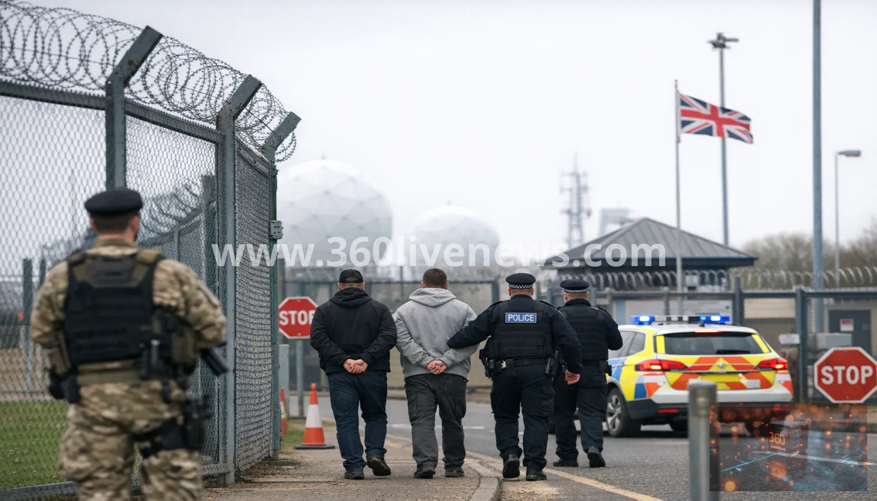 Two Latvian men arrested at RAF Molesworth as counterterrorism probe continues