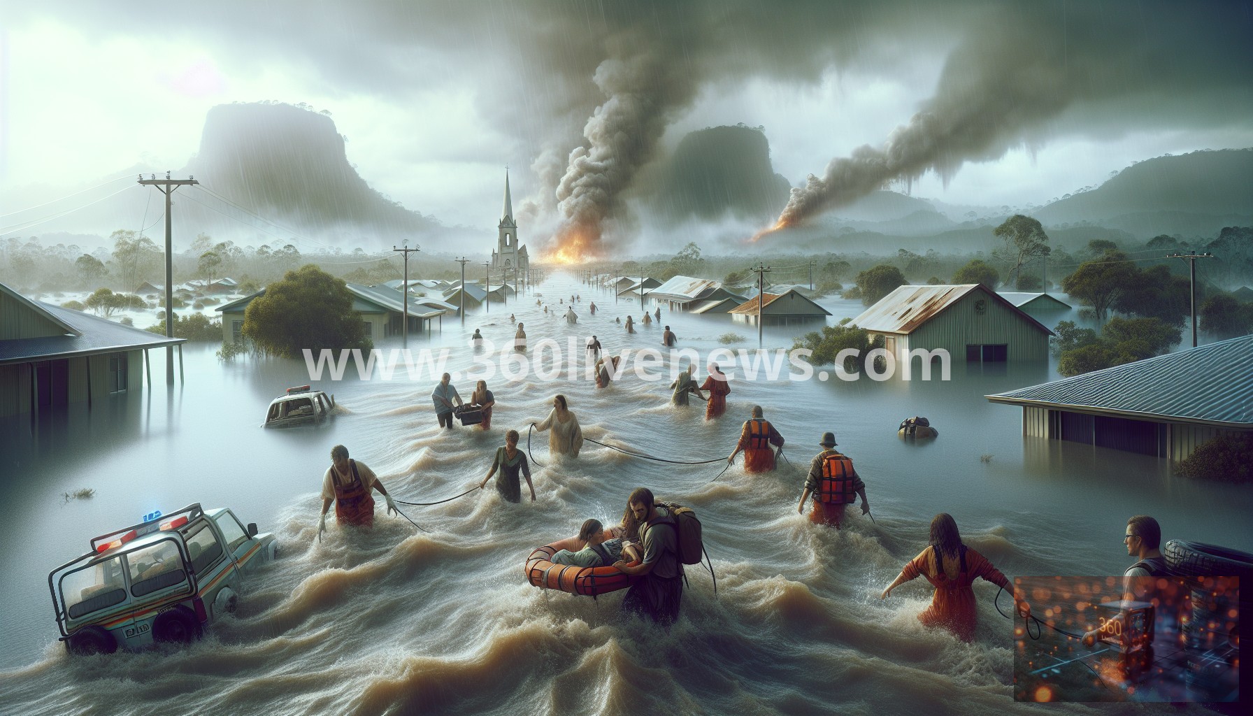 Severe flash flooding in Northern Rivers, NSW prompts rescues as heavy rains inundate multiple areas