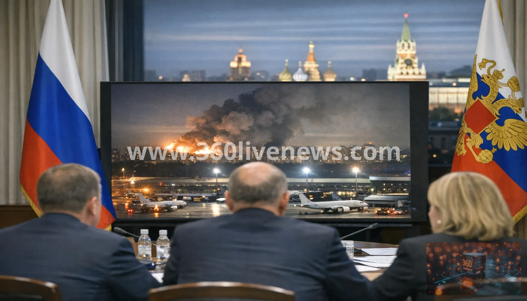 Massive drone attack on Moscow region kills two as damage reports widen