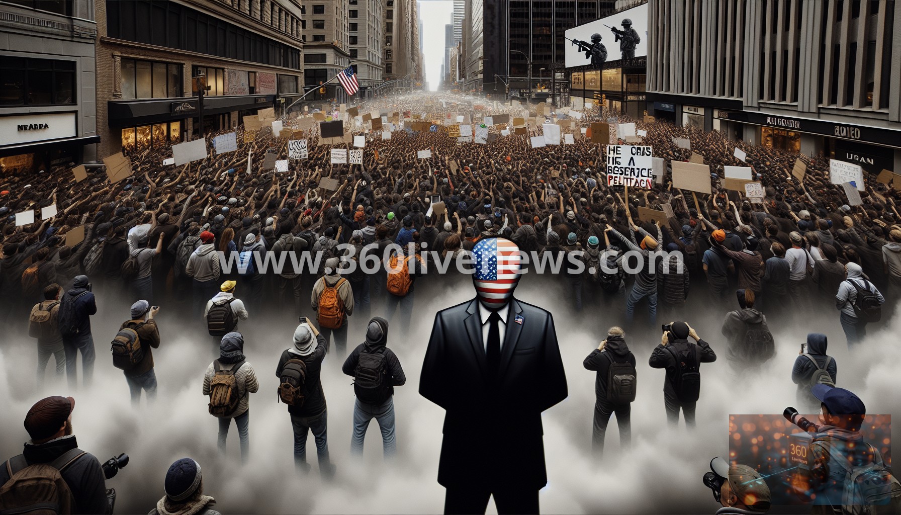 Nationwide protests against President Trump occur as millions demonstrate in major cities over various issues including military conflict in