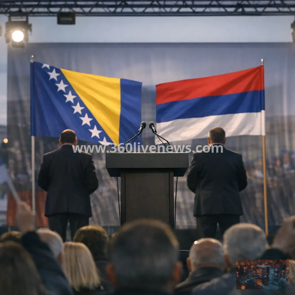 Dodik calls Bosnia and Herzegovina 'dead' at final rally before election