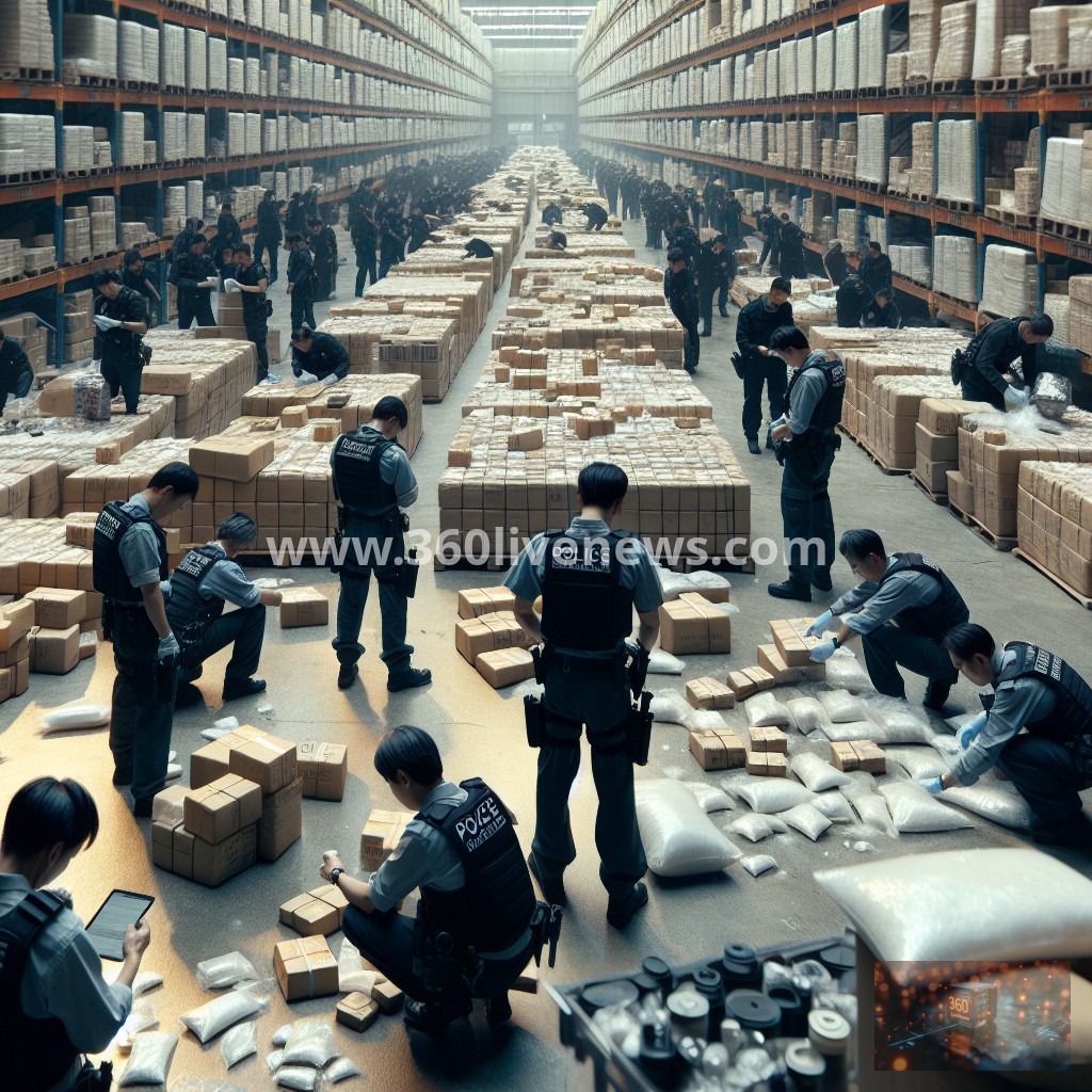 Hong Kong police seize HK$20 million worth of cocaine in Sha Tin drug operation, arresting a 28-year-old man