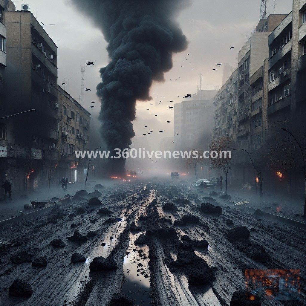 Air strikes in Iran lead to significant pollution issues in Tehran, raising health concerns for nearly 10 million residents