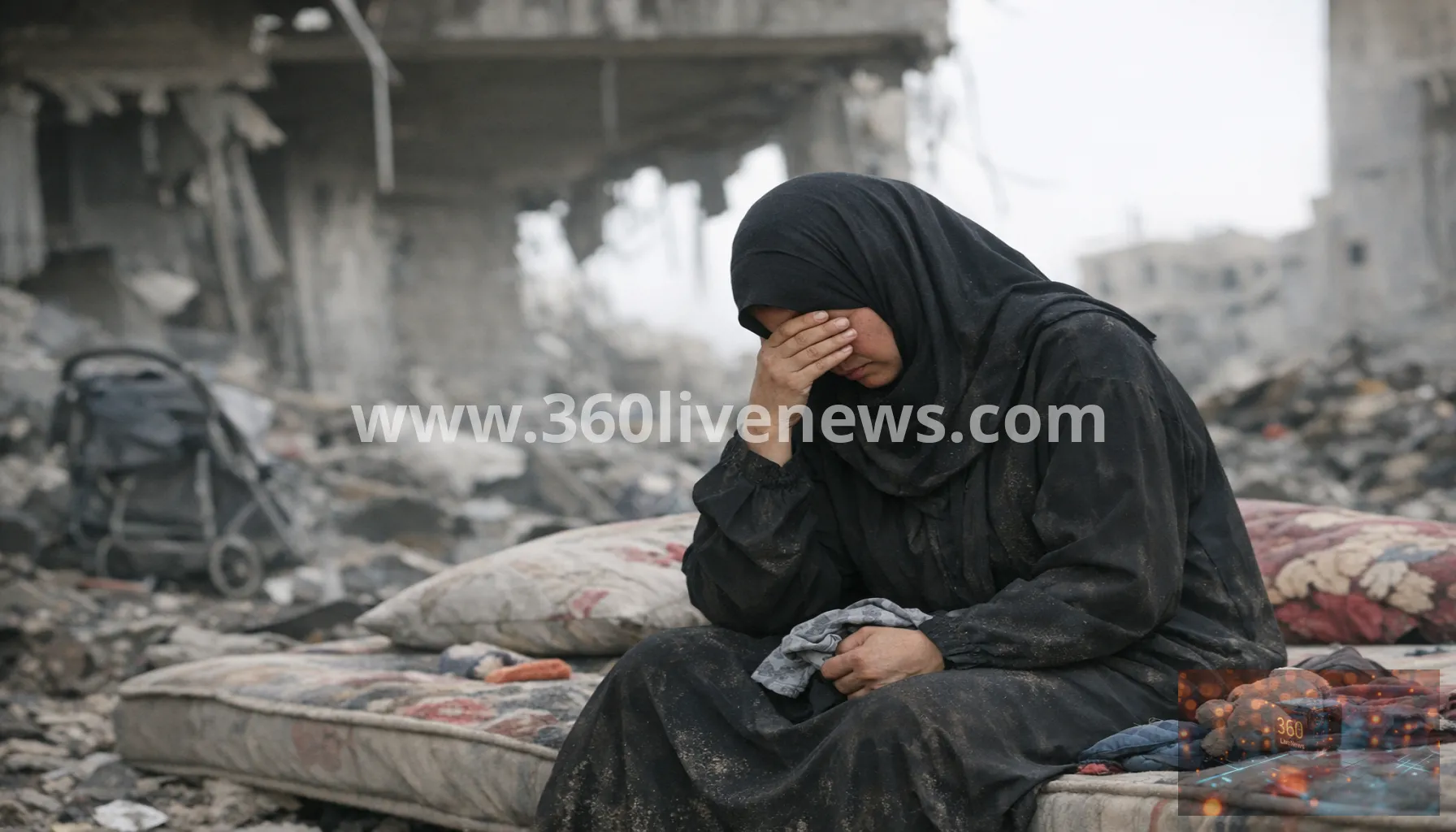 Gaza mother recounts loss after being widowed twice during war