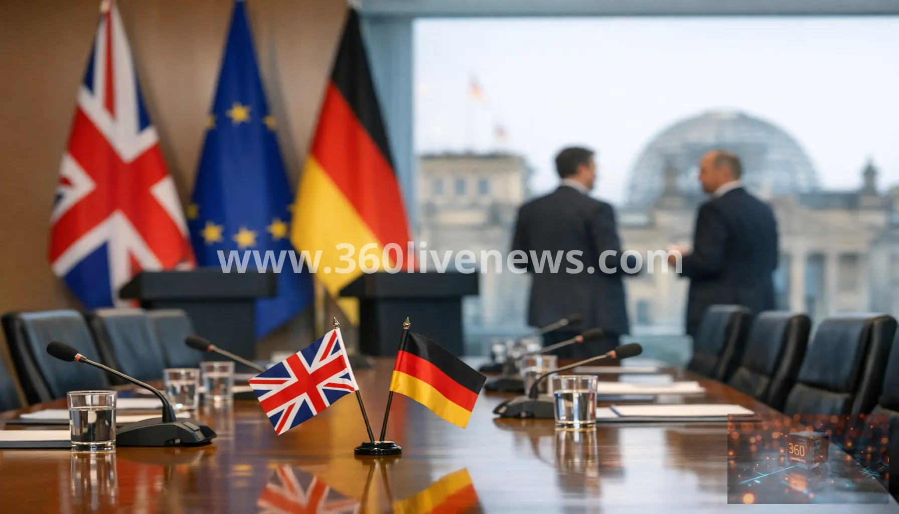 UK and Germany hold Berlin security talks on cyber threats and sabotage