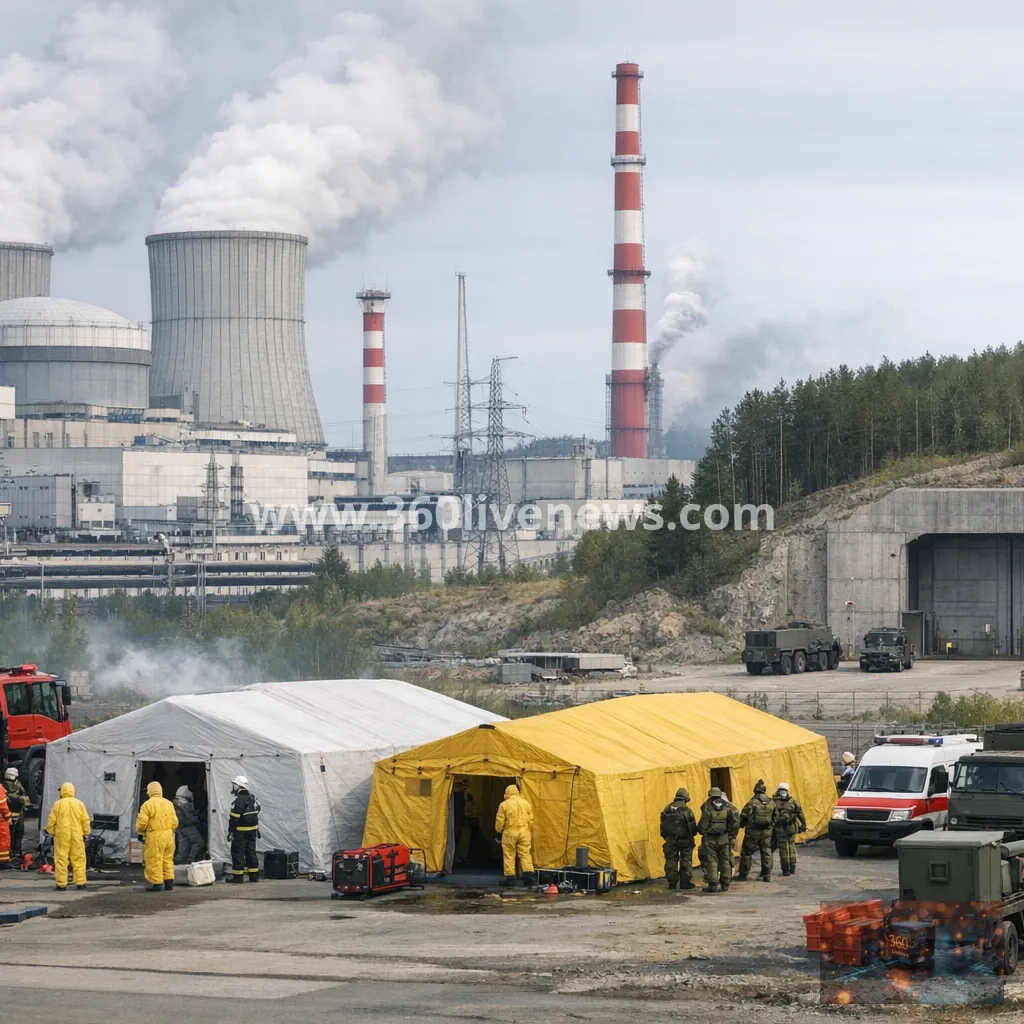Russia stages major nuclear disaster drill at Beloyarsk plant near strategic bunker
