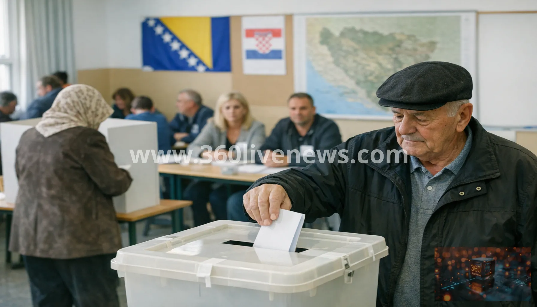 Bosnia election: Dodik declares party victory as Cvijanović leads presidency race