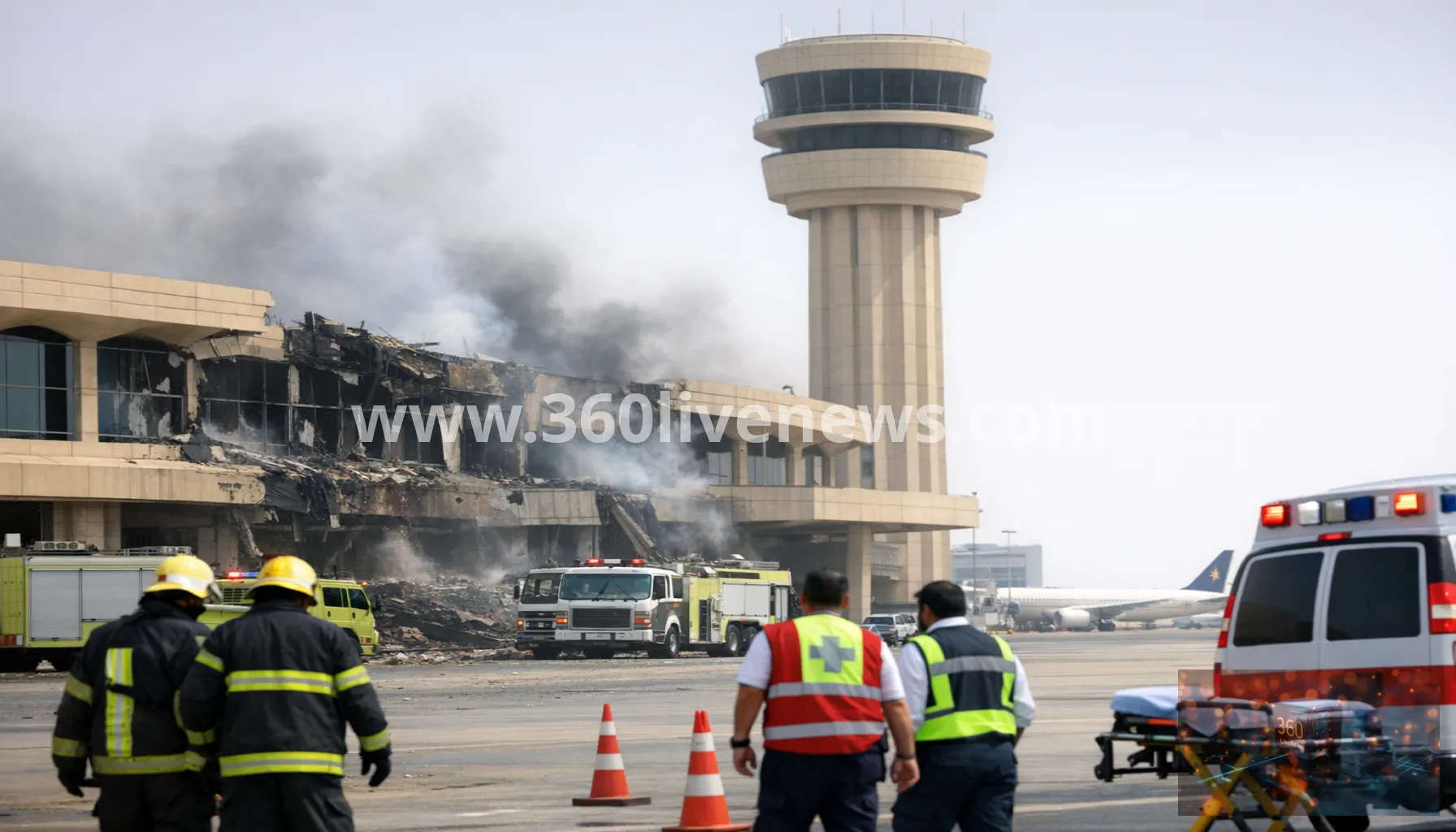 One killed and 11 injured in latest projectile strike on Riyadh airport