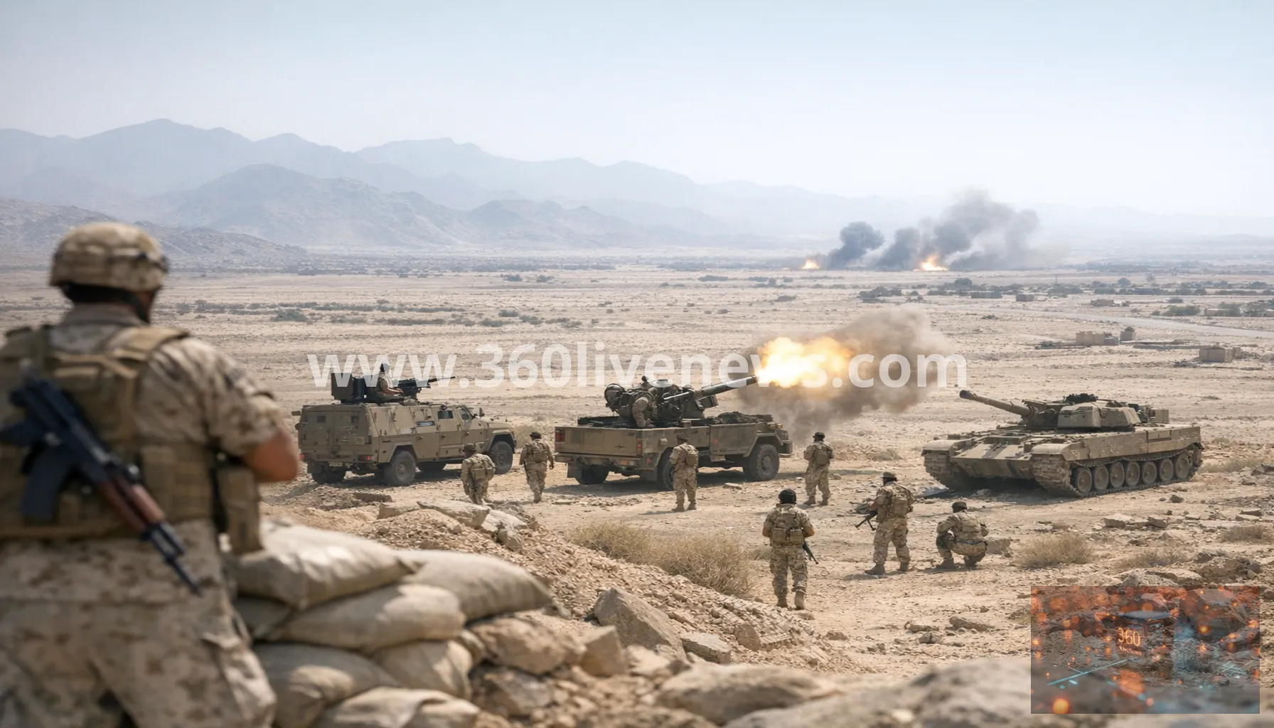 Yemeni government forces say they are advancing against Houthis as operation expands