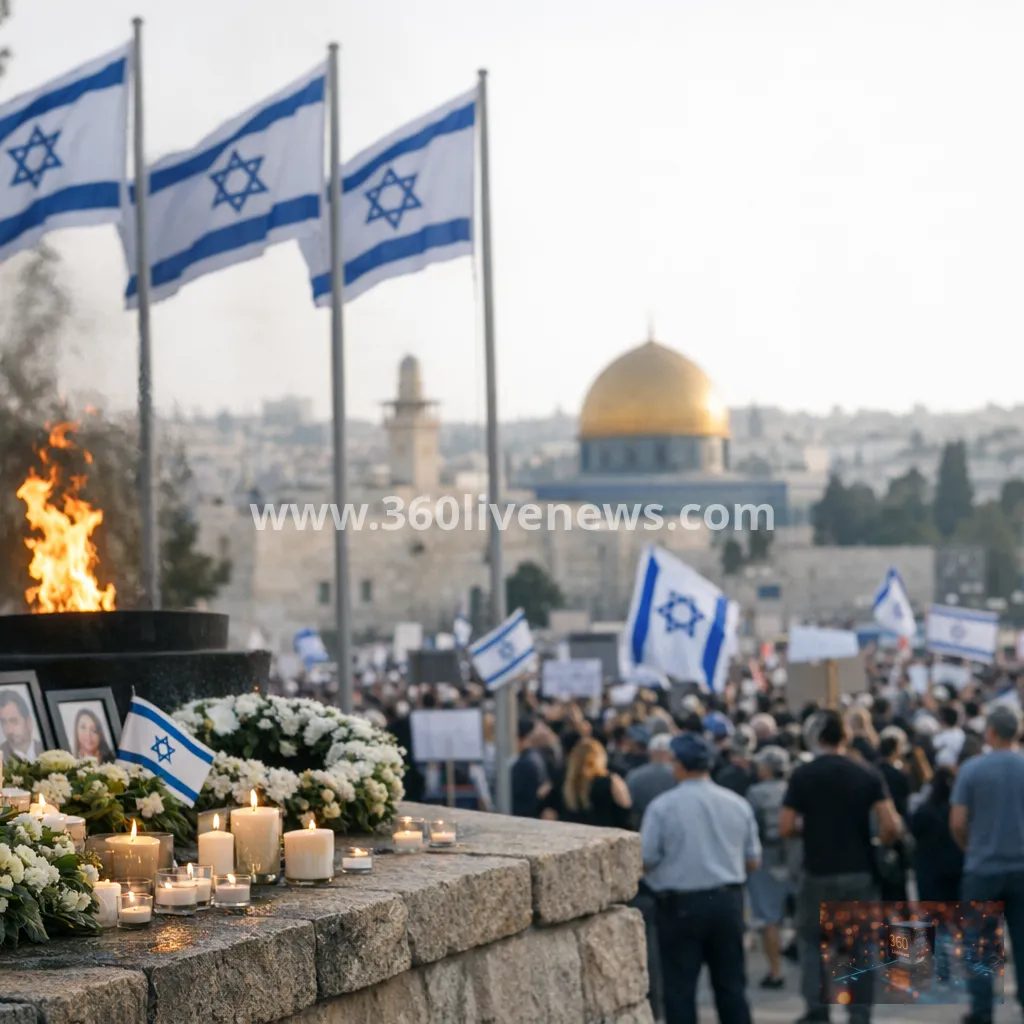 Israel marks third anniversary of 7 October attack with memorial events and protests