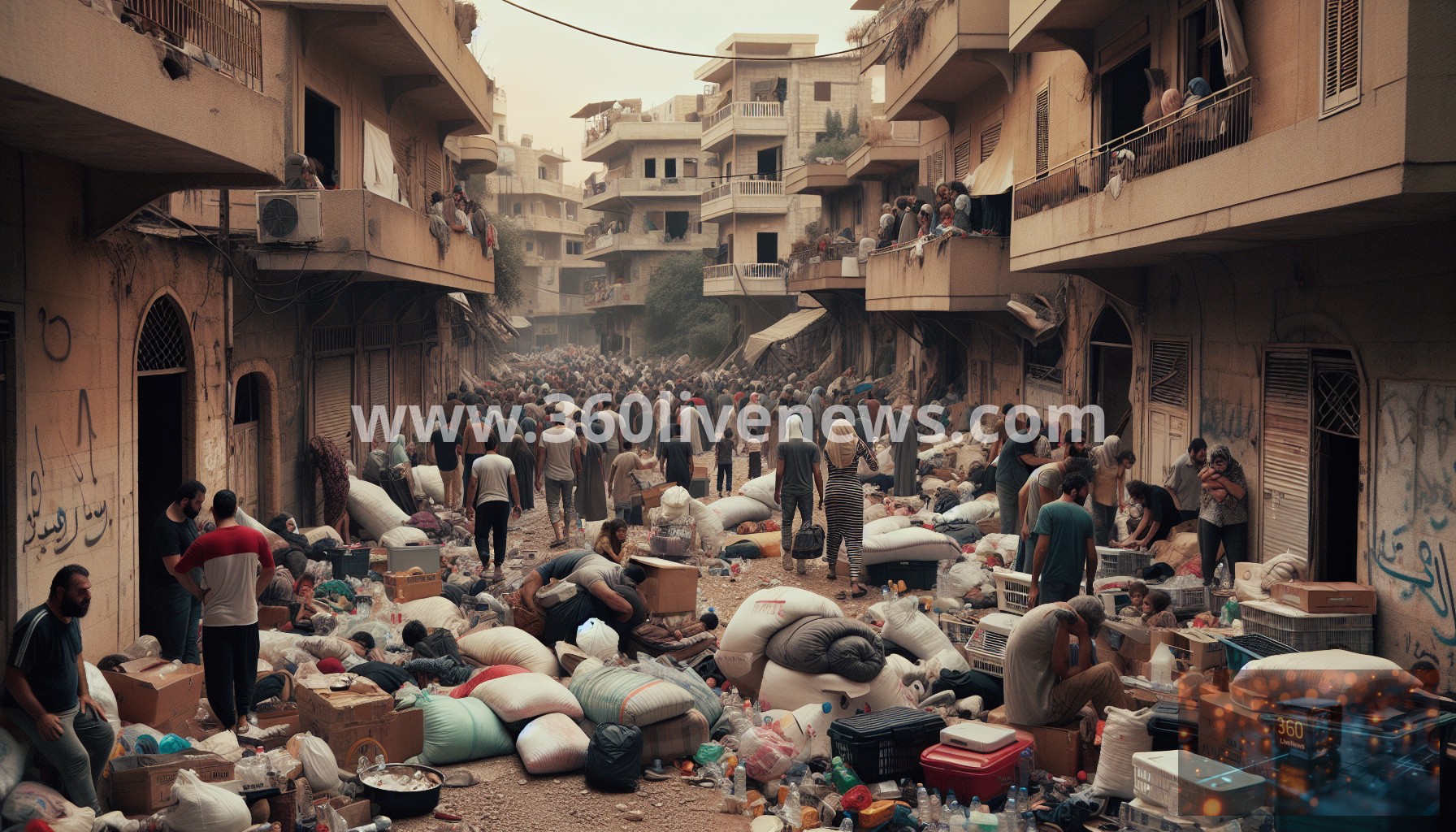 Over 800,000 people displaced in Lebanon amid escalating Israel-Hezbollah conflict, reports Norwegian Refugee Council