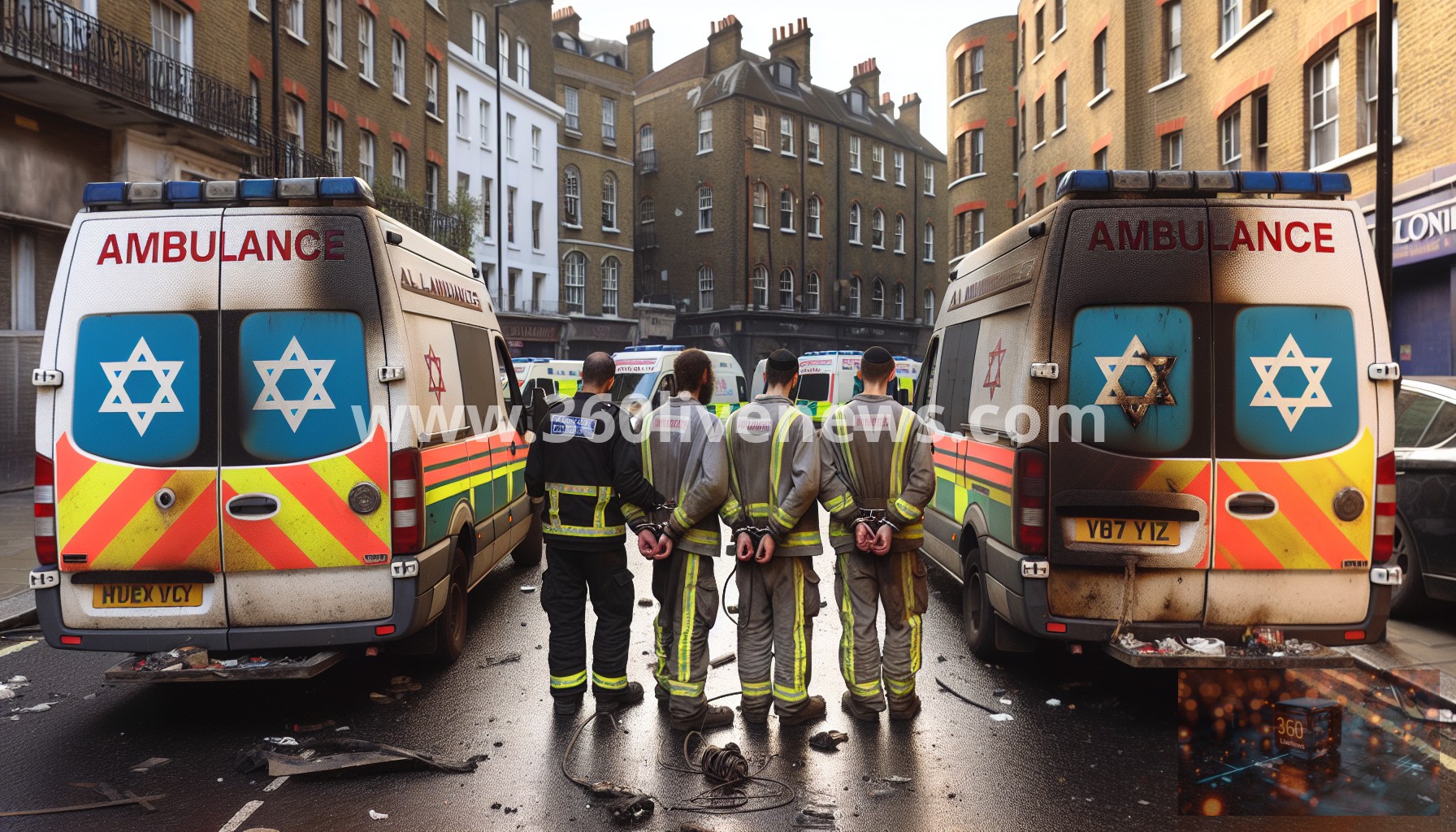 Two men arrested for arson attack on Jewish community volunteer ambulances, released on bail