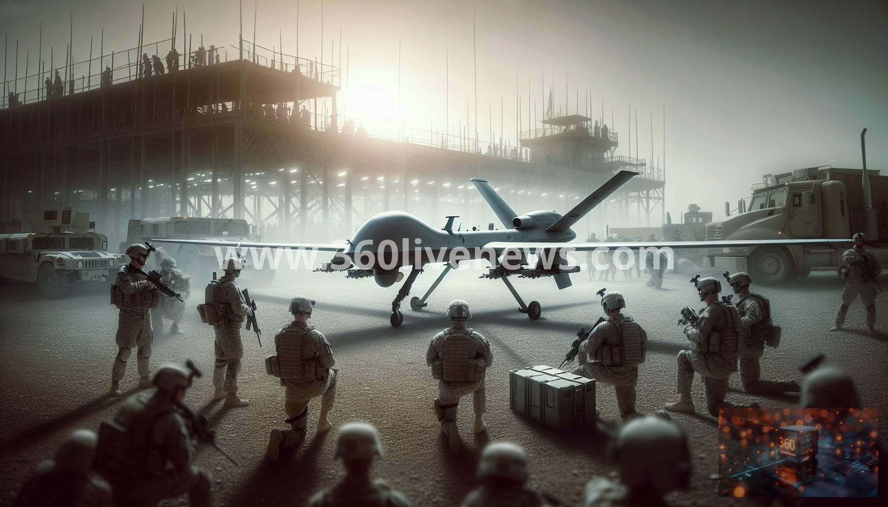 Drone attack on Victory Base near Baghdad by Iranian-backed militia marks escalation in US military operations in Iraq