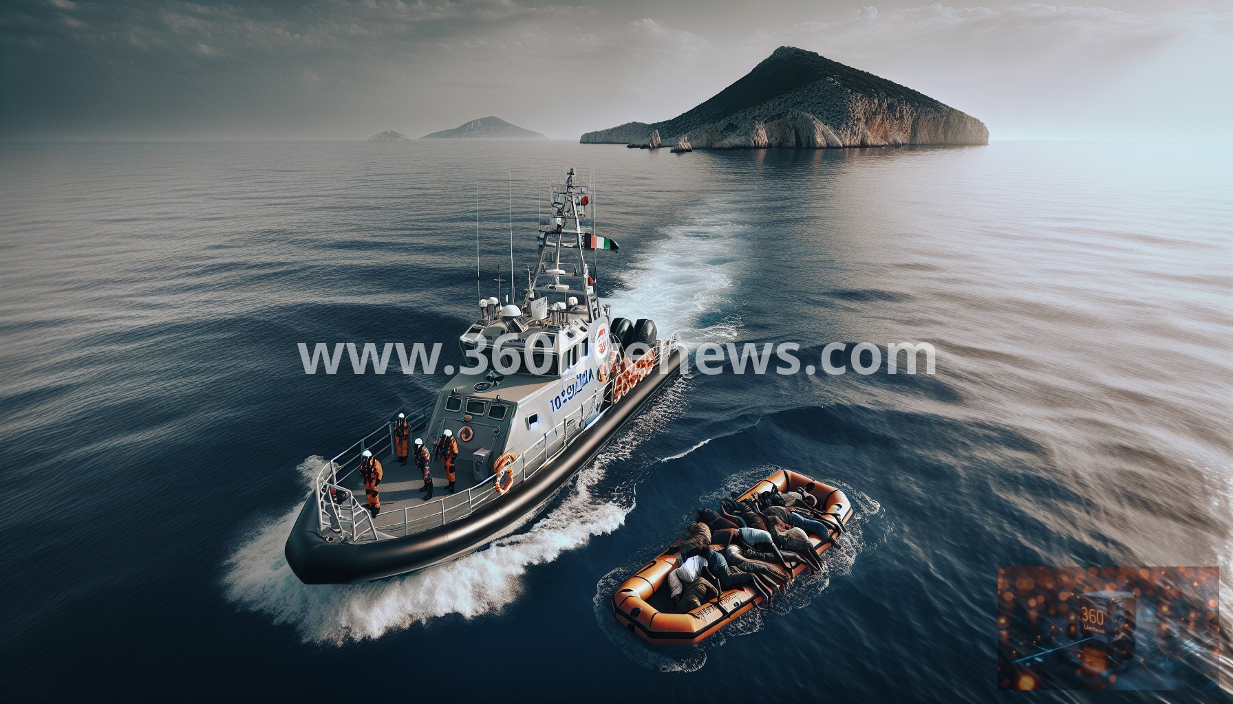 Italian coastguard recovers 19 bodies and rescues 58 survivors from inflatable boat near Lampedusa