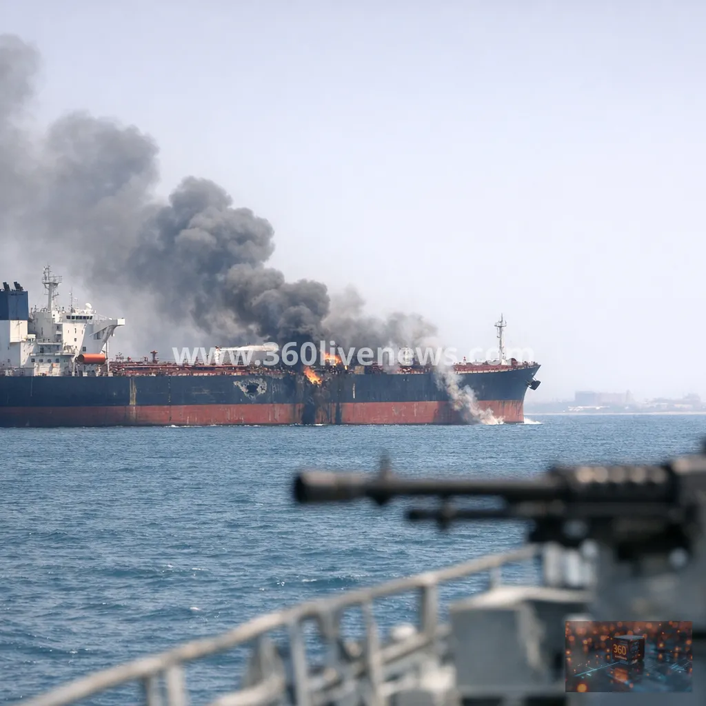 Tanker hit by multiple projectiles off Qatar coast, UKMTO says